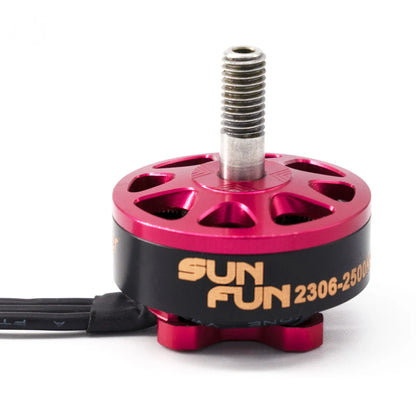 DYS SUN FUN 2306 1750/2500KV 4-6S CW Thread 5mm Shaft Brushless Motor for RC FPV Racing Drone Quadcopter Multirotor