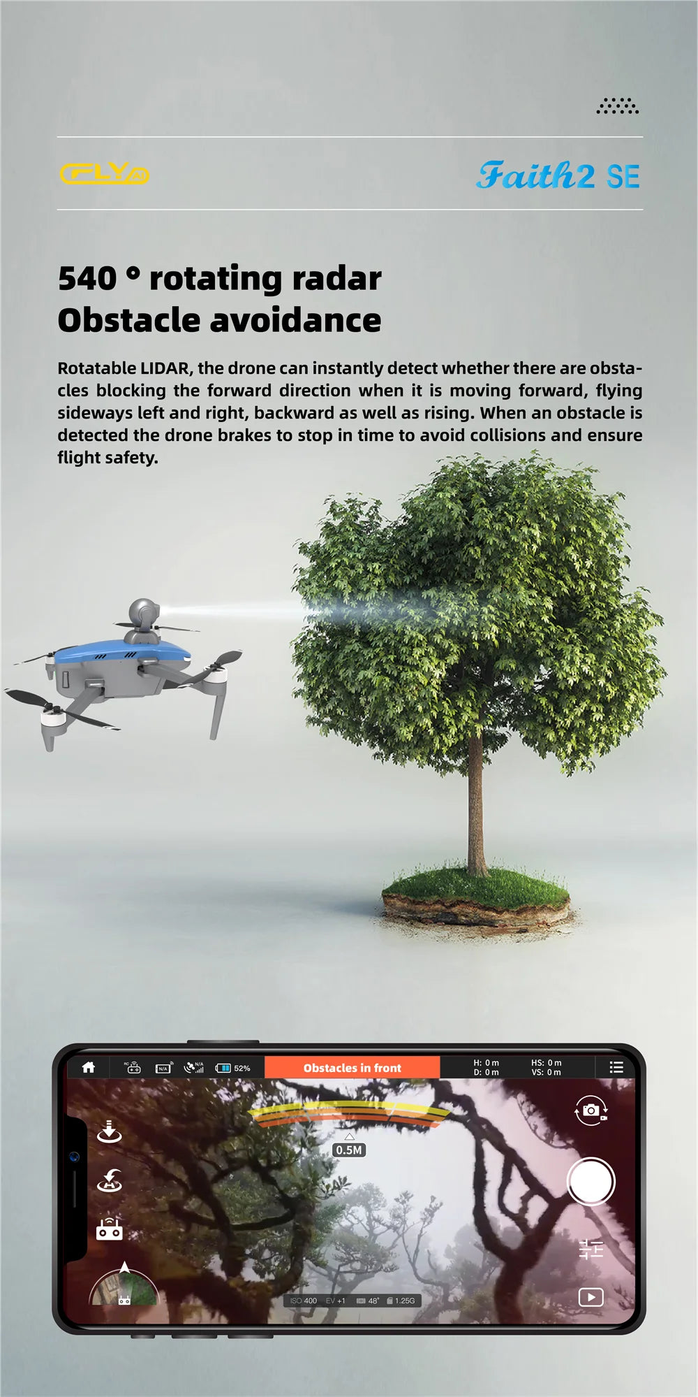 CFLY Faith2 SE Drone - 4K Profesional 3-Axis Gimbal FPV 5G Wifi GPS RC Quadcopter With Camera 540° Obstacle Avoidance Helicopter 17 CFLY Faith2 SE Drone, jaitk2 SE 540 rotating radar Obstacle avoidance Rotatable LID