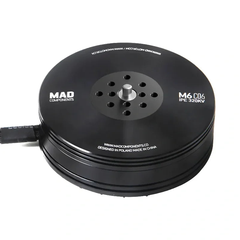 MAD M6C06 IPE V3 Drone Motor, High-performance brushless drone motor for industrial use, available in three KV options.