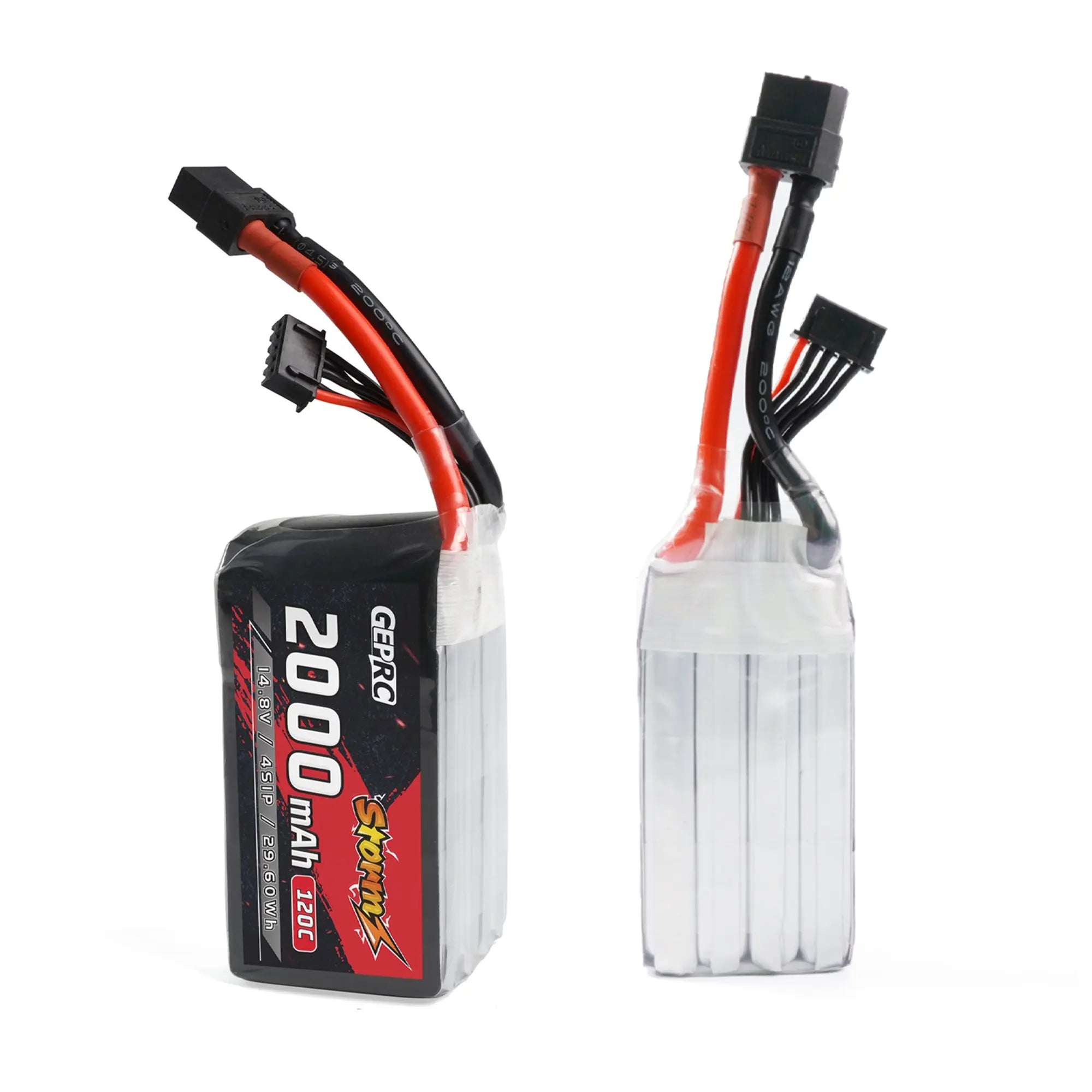 GEPRC Storm 4S 2000mAh 120C Lipo Battery, safe and stable formula, high quality cells ,long-lasting cycle life