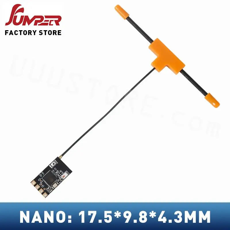 Jumper ELRS 2.4G EXPRESSLRS Nano /915mhz Receiver, 6xer FACTORY STORE NANO: 17.5*9.8*