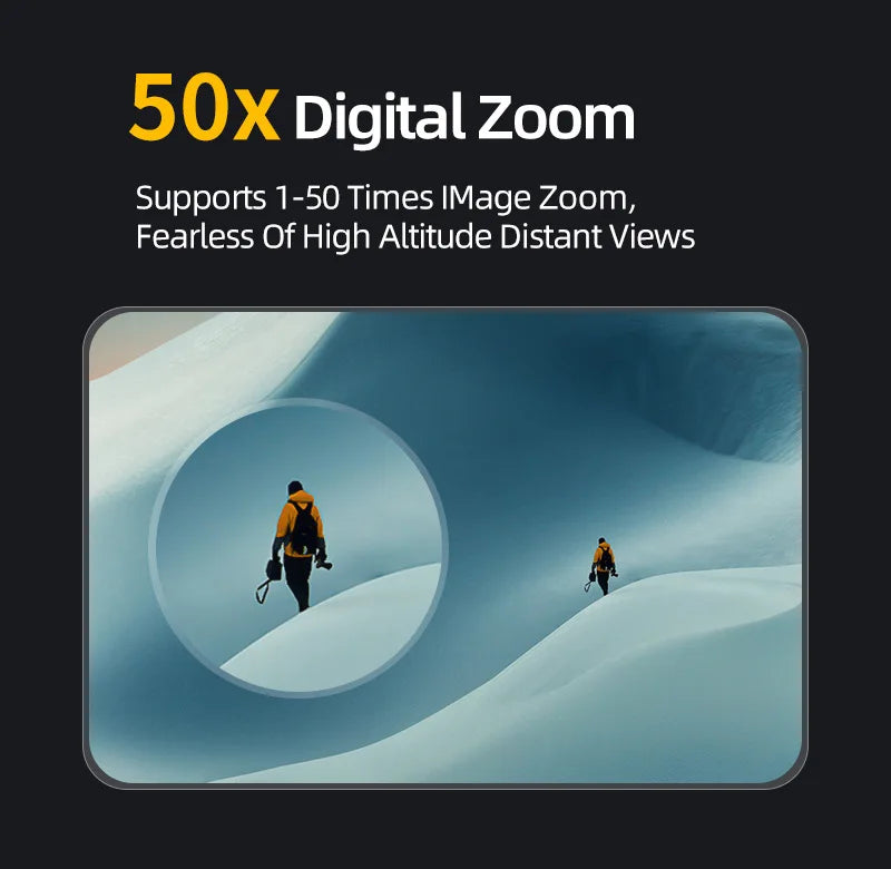 A15 Drone, 50x Digital Zoom Supports 1-50 Times IMage Zoom, Fearless Of High Al