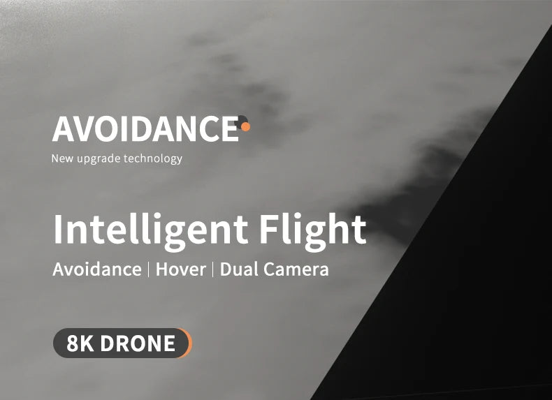 5G 8K HD Drone, avoidance upgrade technology intelligent flight avoidance hover dual camera 8k drone