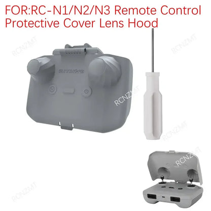 DJI NEO drone accessories kit includes a remote control protective cover and lens hood for protection and clarity.