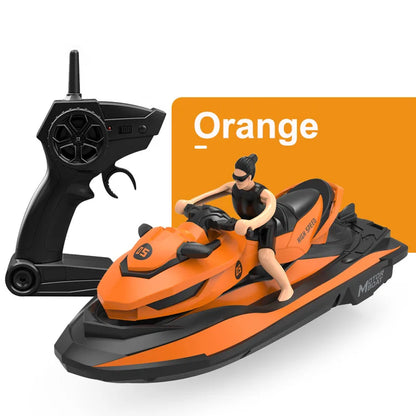 MN MODEL LM13-A Mini Jet Ski RC Boat 2.4G High-Speed Motorboat, 50m Range, Dual Motors, 3.7V 650mAh, 20min Runtime