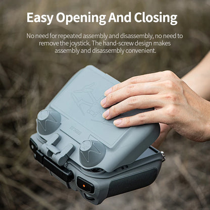 STARTRC 遮陽保護罩 適用於 DJI RC/RC 2 – 2合1螢幕保護遮陽罩，附掛繩，180° 可調