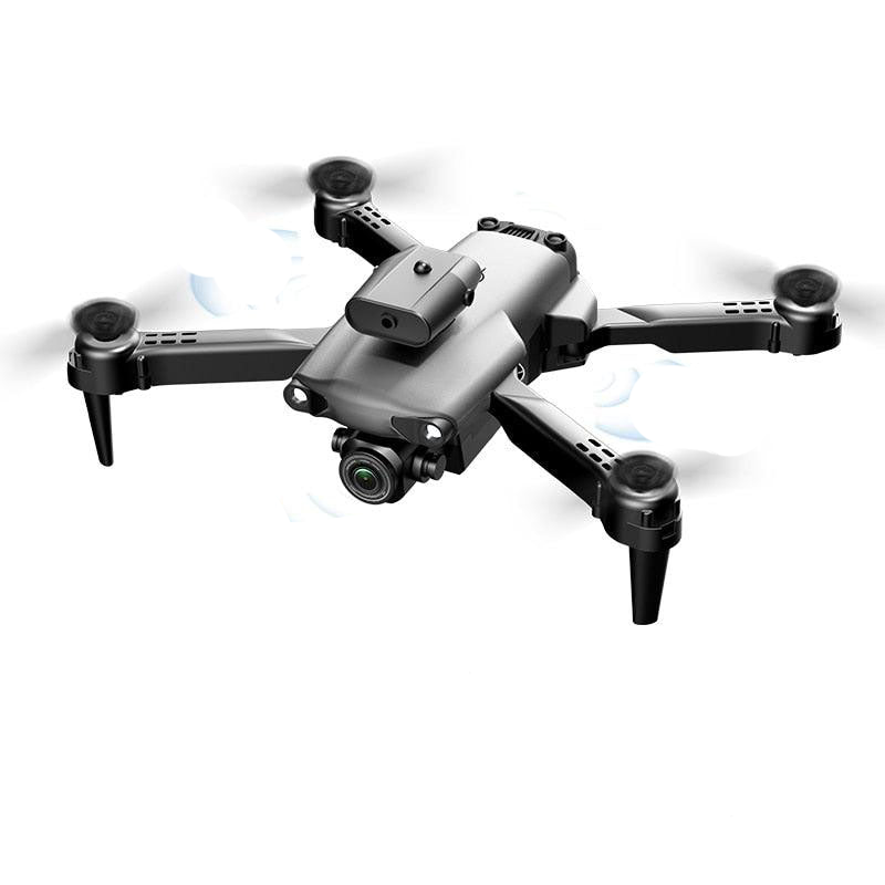 Novo 809 Drone - Cámara 4K HD WIFI FPV flujo óptico 360 grados evitación de obstáculos plegable cuatro ejes RC helicóptero de juguete
