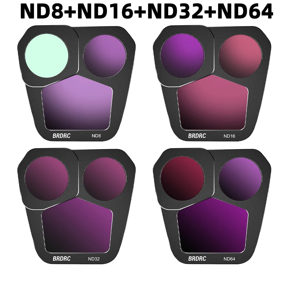 Set Filtri Lente CPL/ND Per DJI Mavic 3 Pro - Protezione In Alluminio, 7 Tipi, Facile Da Montare