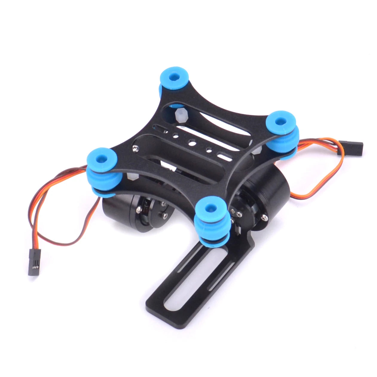 2-AXIS 2 Axis Brushless Gimbal - / 2805 80KV Motor / BGC Controller Board Black for WK QR X350 SJ4000 Gopro3 4 Gopro Hero 16 2-AXIS 2 Axis Brushless Gimbal, 1 x Assembled aluminum gimbal installed 2 motors (we