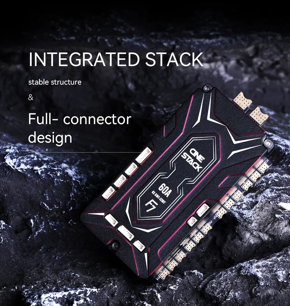 T-MOTOR 8IN1 CINE F7 60A STACK - INTEGRATED STACK stable structure design Full- connector 6 T-MOTOR 8IN1 CINE F7 60A STACK, INTEGRATED STACK stable structure Full- connector design ON StcK| 60