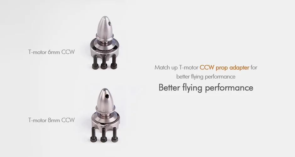 T-motor MN4012 KV340/KV400/KV480 Brushless Electric Motor 2.2KG Thrust Specila Design High Quality For Multirotor Copter Drones 12 6mm CCW Match up T-motor CCW prop adapter for better flying performance T