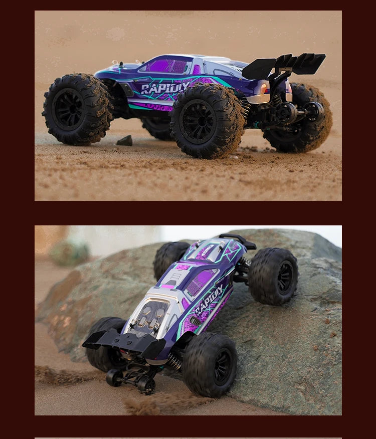 4WD RC Car With LED Remote Control Cars High Speed Drift Monster Truck for Kids