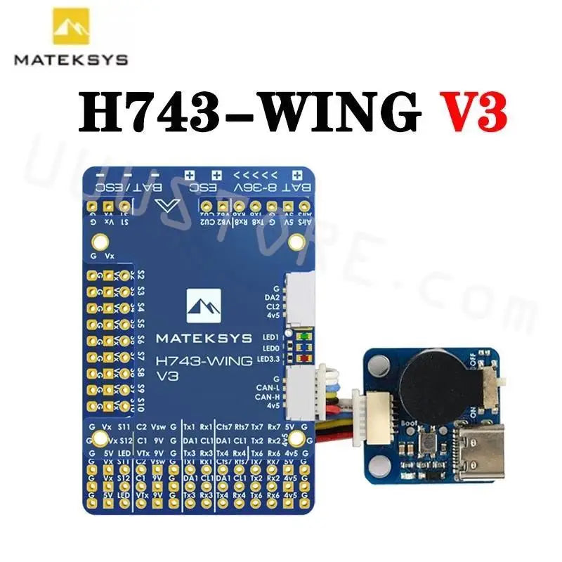 Matek Mateksys Flight Controller, 1x Rubycon ZLH 35V 470uF capacitor Dupont 2.54