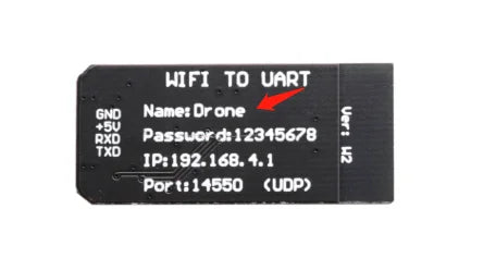 Wireless Wifi Radio Telemetry Module, IP:192.168. 4.1 Port:14550 (UDP)