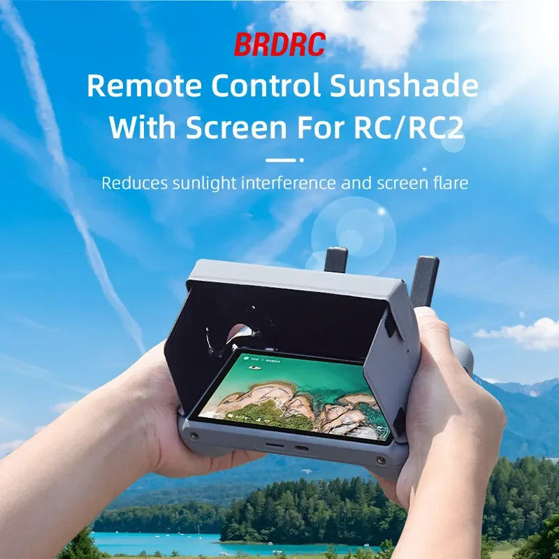BRDRC Remote Control Sunshade With Screen For RCIRC2 Reduces sunlight