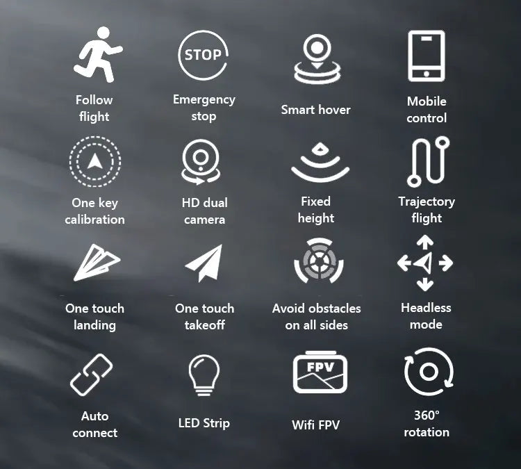 CONUSEA 0677 Drone - 4k Drones with Dual camera HD 4k Optical Flow FPV WIFI Quadcopter Obstacle Avoidance RC Drones Toys 16 CONUSEA 0677 Drone - 4k Drones with Dual camera, CONUSEA 0677 Drone, hd dual fixed trajectory calibration camera height flight one touch one touch