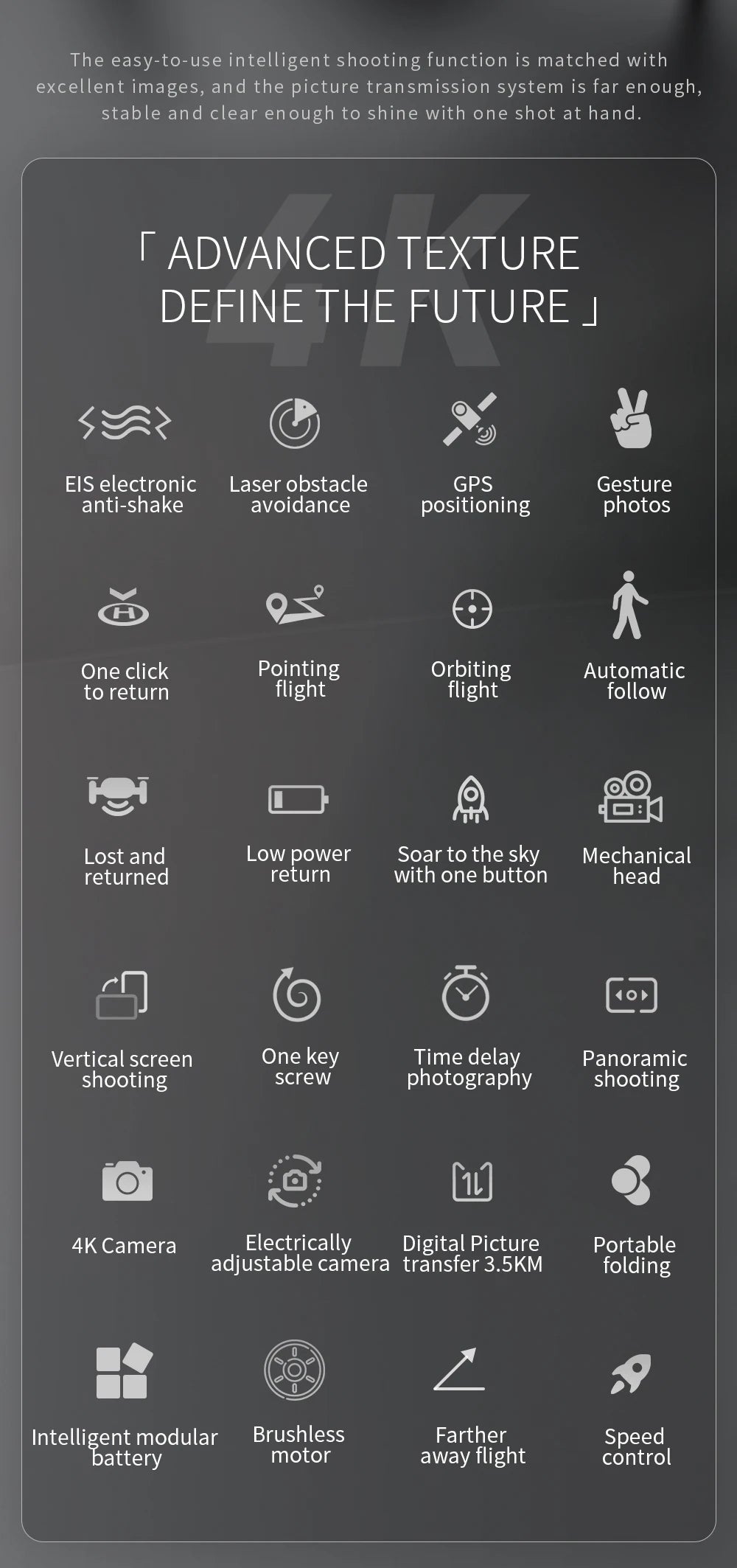 SJRC F22S 4K HD PRO Drone - With 4K HD Camera 2-Axis Gimbal HD Camera Obstacle Avoidance GPS 5G WiFi FPV Quadcopter RC Drone Helicopter Professional Camera Drone 14 SJRC F22S 4K HD PRO Drone, 4K camera electrically digital picture Portable adjustable camera transfer 3.5KM folding Intelligattero