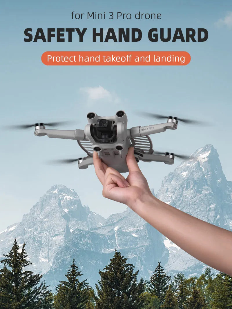 Hand Guard For DJI Mini 3 Pro Drone, for Mini 3 Pro drone SAFETY HAND GUARD Protect hand takeoff and landing