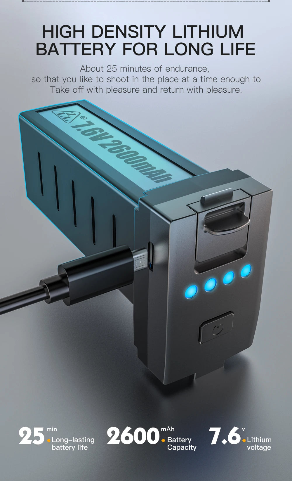 ZLL SG906 MINI SE Drone 4K HD Professional HD Camera 5G WiFi GPS With Brushless Motor 360° Obstacle Avoidance Quadcopter RC Dron 31 ZLL SG906 MINI SE Drone, mAh 25 Long-lasting 2600 battery 7.6. Lithium battery life Capa