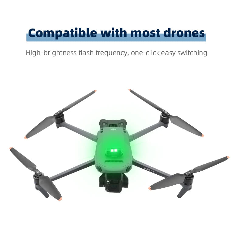 Compatible with most drones High-brightness flash frequency, one-click easy