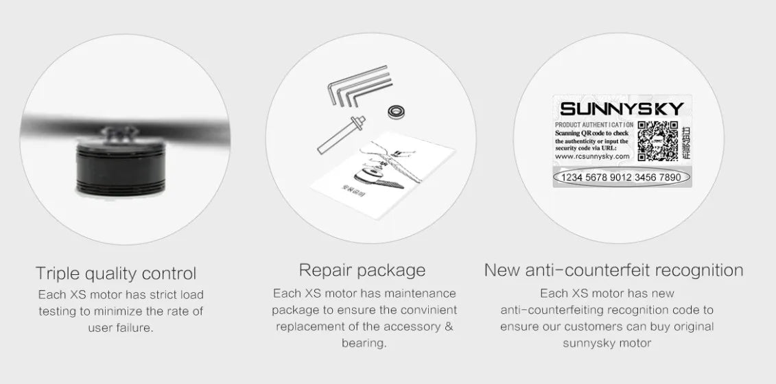 1/2/4PCS SUNNYSKY X5212S 280KV/340KV for VTOL Fixed Wing Multi-axis Plant Protection drone UAV Model Aircraft Brushless Motor 18 rcsunnysky com 1234 5678 9012 3456