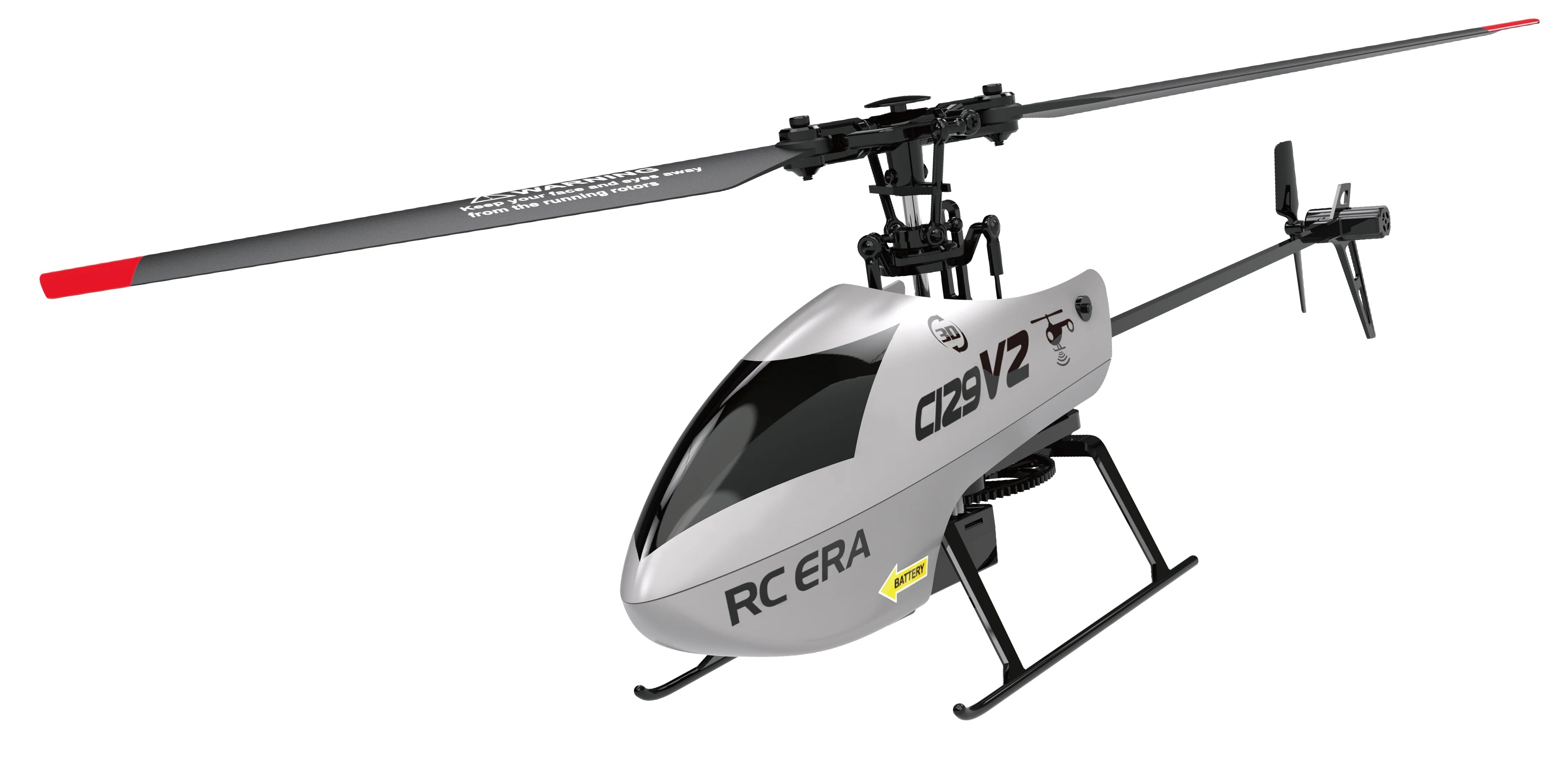 C129 V2 RC Helicopter, the first 4-channel aileron free 360 ° roll mode makes flying more fun