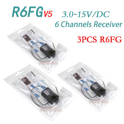 Radiolink RC Receiver, RoFGvs 3.0-15V/DC 6 Channels Receiver 3PCS Ro