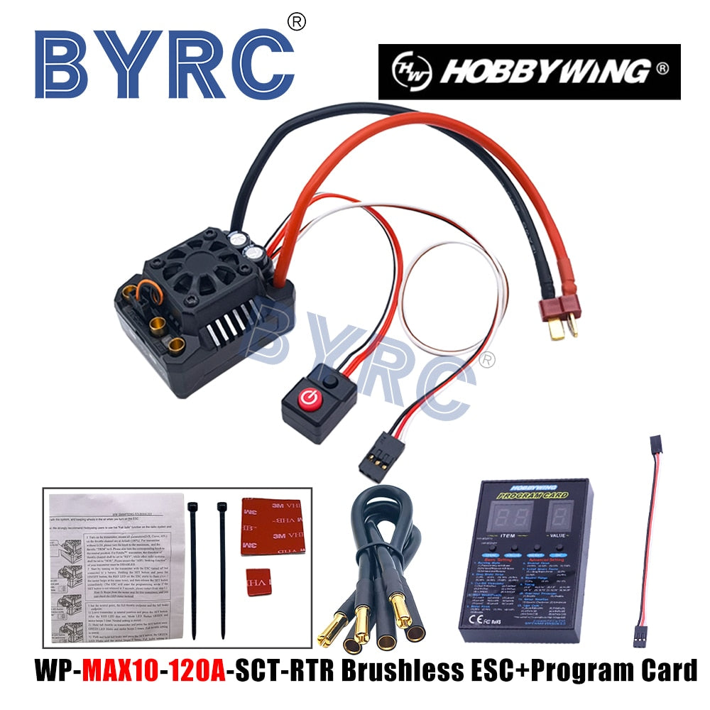 t*）様 HOBBYWING ESC Hobbywing MAX10 SCT 120A RTR Brushless ESC - for 1/10 SCT Truck