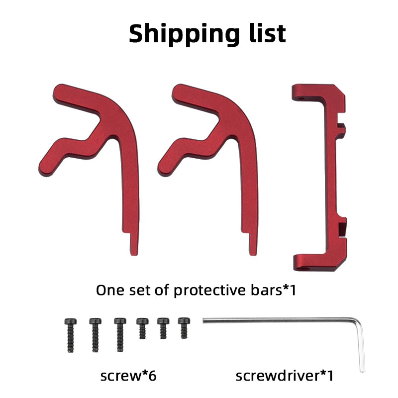 Gimbal Camera Bar for DJI Avata Drone - Lens Bumper Protector Anti-collision Aluminum Alloy PTZ Guard Accessories 19 Gimbal Camera Bar for DJI Avata Drone, Shipping list 171 One set of protective bars*1 MTTTT screw*6 screwdrive