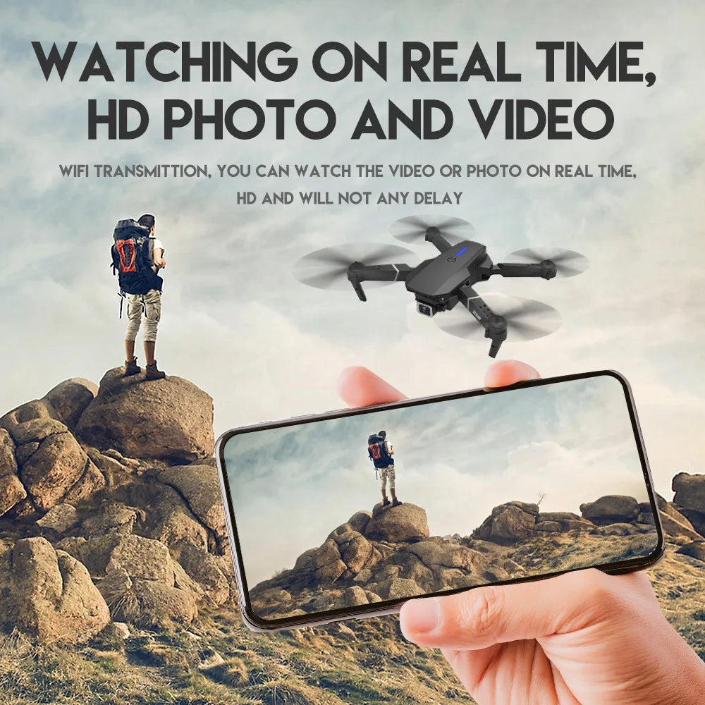 P1 Pro Drone - Wide Angle HD 4K 1080P Camera Height Hold RC Foldable Quadcopter Dron Gift Toy 18 P1 Pro Drone - Wide Angle