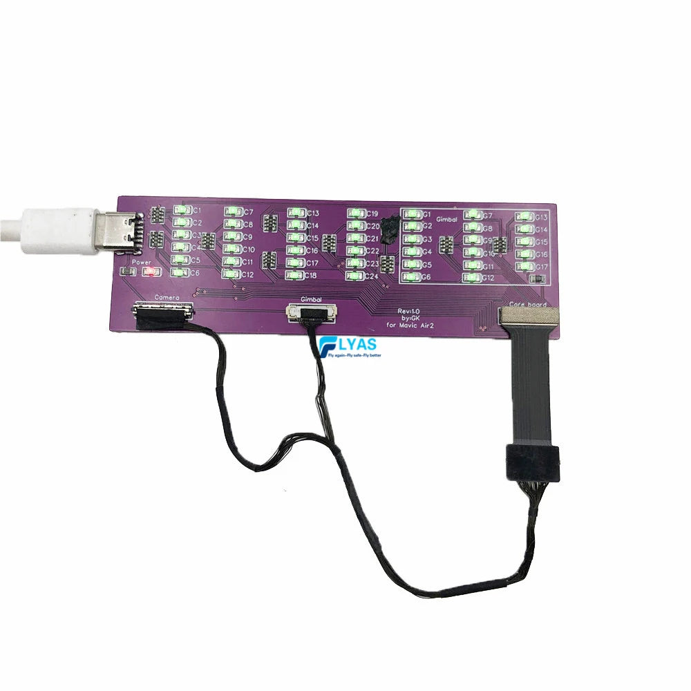 Gimbal Parts for DJI Mavic Air 2 - Gimbal Camera Motor Side/Back Cover Cap Set Lens Glass Ring Signal Flexible Cable (Used ) 42 Gimbal Parts for DJI Mavic Air 2, Drop Shipping Welcome contact us for Drop shipping business, extra discount for drop shipping orders