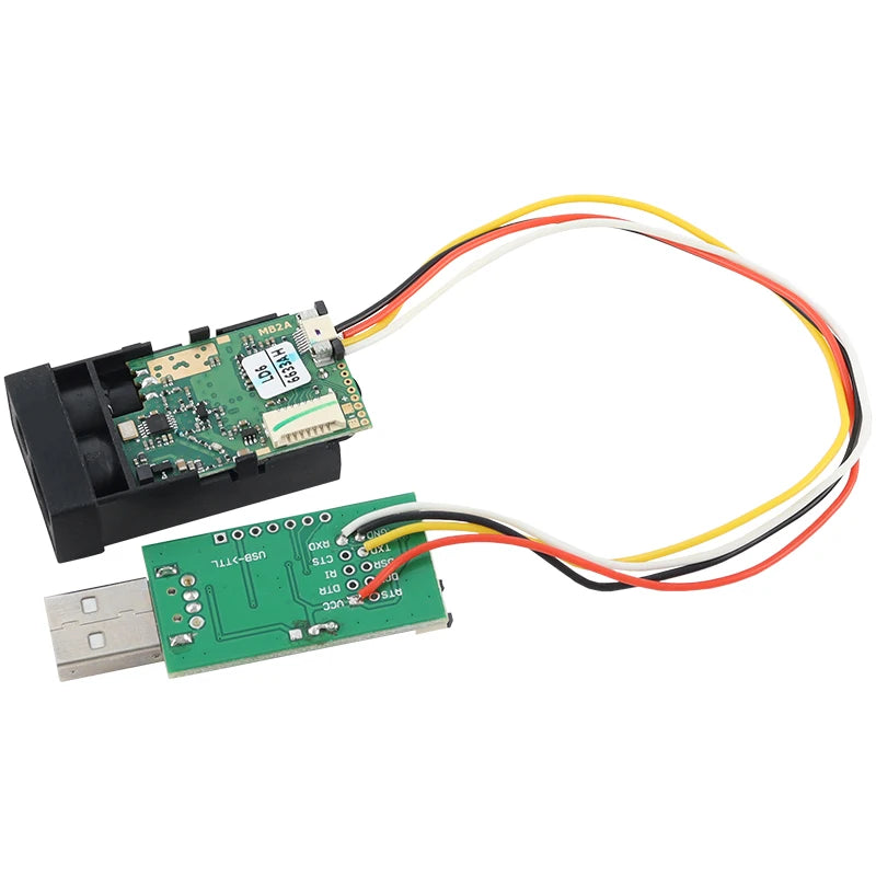 Meskernel LDK-80 Laser Distance Sensor Module for Arduino, 80m Indoor Range, TTL/RS485/RS232, 3.3V, 2mm Accuracy