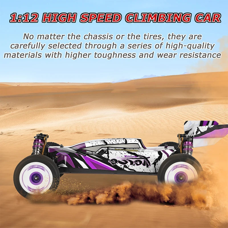 Wltoys 124017 124007 1/12 2.4G Racing RC Car, HiGh SPEED GLMBinG GAR No matter the chassis or the