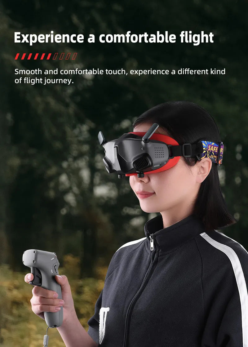 Eye Mask/Pad for DJI AVATA Goggles 2 - Silicone Protective Cover Case Face Plate Headband Replacement Drone Glasses Accessories 20 Eye Mask/Pad for DJI AVATA Goggles 2, Experience a comfortable flight Smooth and comfortable touch, experience a different kind of flight journey