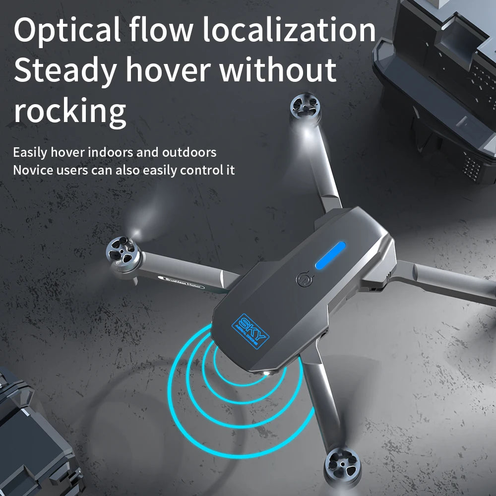 E88 MAX Drone, Optical flow localization Steady hover without rocking Easily hover indoors