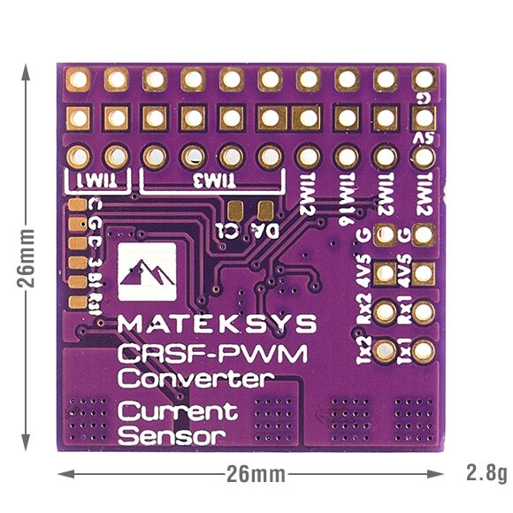 MATEKsYs CASF-PWM Converter Current Sensor 26mm- 2.8