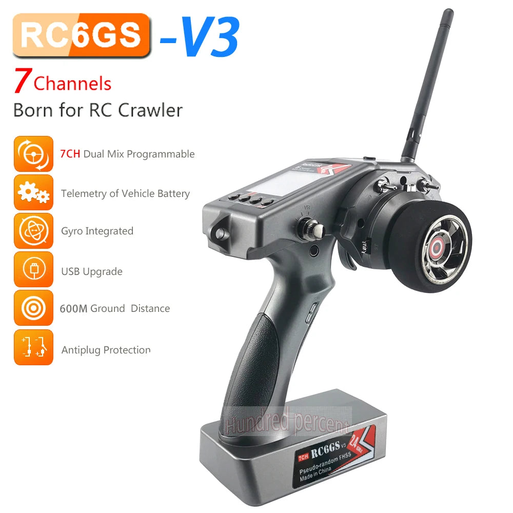 RadioLink RC6GS V3, RcbGs)-V3 7 Channels Born for RC Crawler