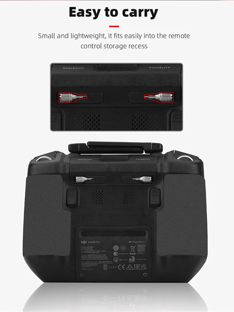 Controller Sticks Joystick for DJI Mini 3 Pro/Air 2S/Mavic 3 Classic Cine RC Pro Smart Remote Control Thumb Rocker Replacement 12 Easy t0 carry Small and lightweight; it fits easily into the remote control storage reces
