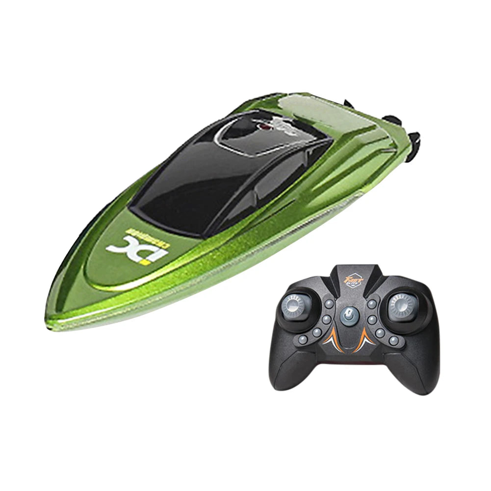 Waterproof 2.4GHz Mini RC Boat 805, Dual‑Speed, 3.7V 100mAh, 15m Range for Bathtub/Pool, Blue/Red/Green