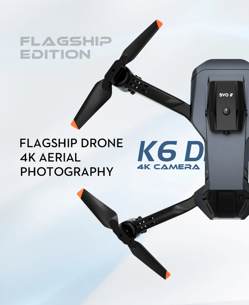 NEW K6 Drone Professional 4K HD Camera Mini Drone Optical Flow Localization Three Sided Obstacle Avoidance Quadcopter Toy Gift 34 NEW K6 Drone, flagshis edition svo i flagship drone 4k aerial