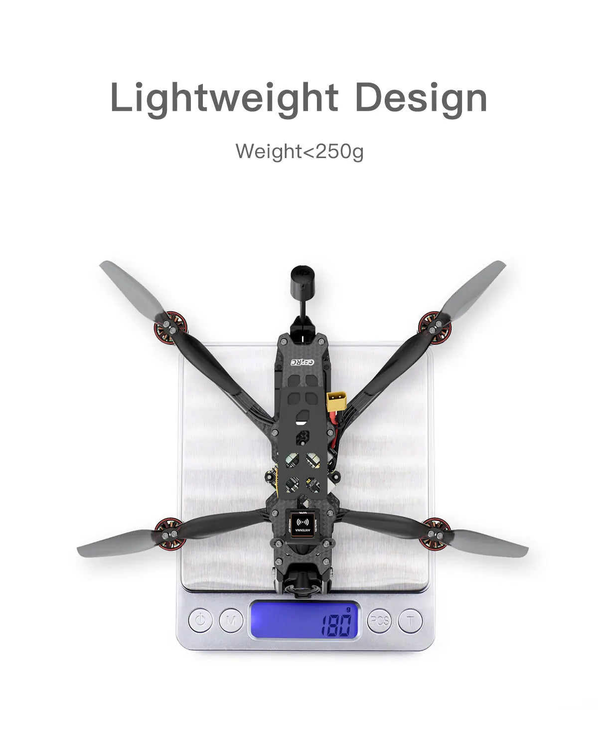 GEPRC Tern-LR40 HD Wasp Long Range FPV - Betaflight OSD W/AT7456E Link Wasp HD Quadcopter LongRange Freestyle Drone Rc Airplane 13 GEPRC Tern-LR40 HD Wasp Long Range FPV, Lightweight Design Weight250g 088