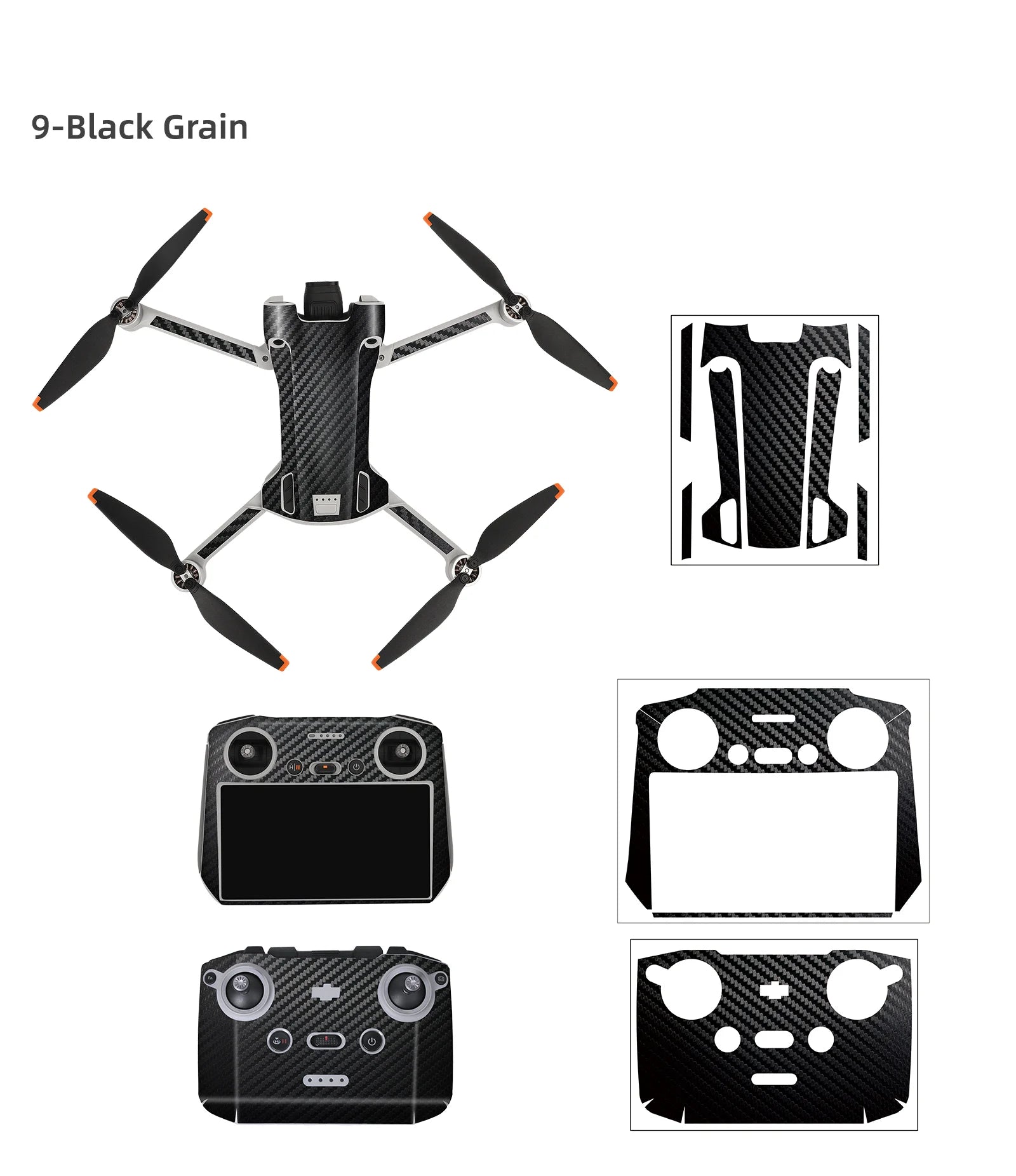 For DJI Mini 3 Pro Stickers Drone Protective Film Waterproof Remote Decals Full Cover Skin For DJI Mini 3 Pro Drone Accessories 46 these decals help showing off your unique style for Mini 3 Pro. Sticker only,