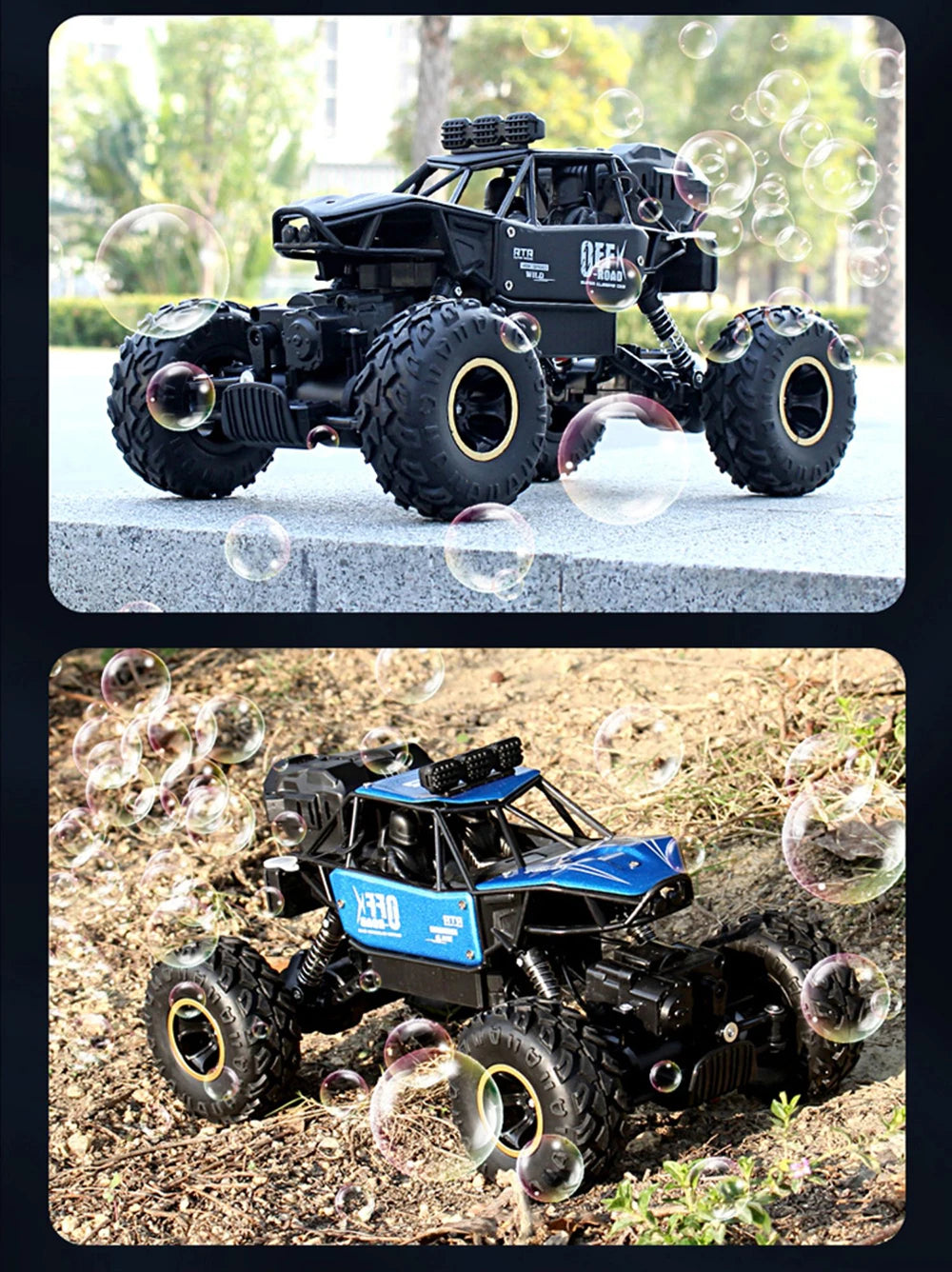 Paisible 4WD RC Car, one 1800mah battery can also last about 60 minutes