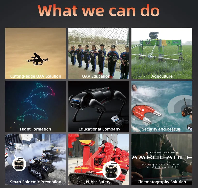 What we can do Cutting-edge UAV Solution UAV Education Agriculture Flight Formation Educational Company Security