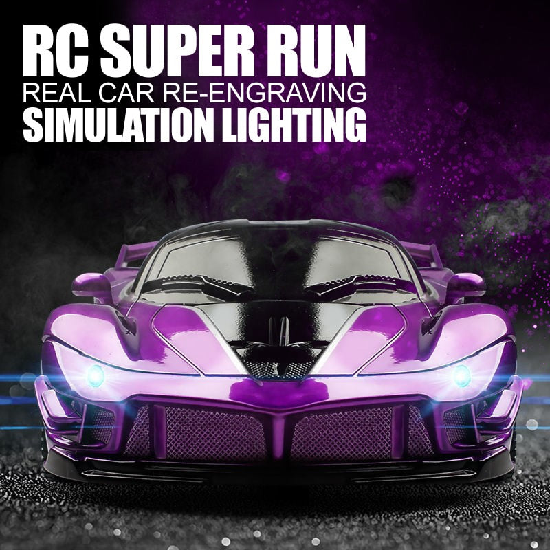 RC SUPER RUN REAL CAR RE-ENGRAVING SIMULATION LIGHT