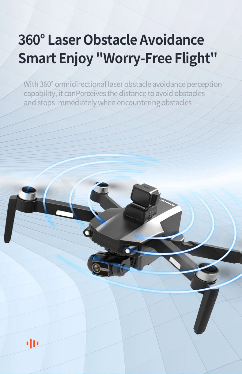 M218 Drone, with 3608 omnidirectional laser obstacle avoidance perception capability, it cansee distance to avoid
