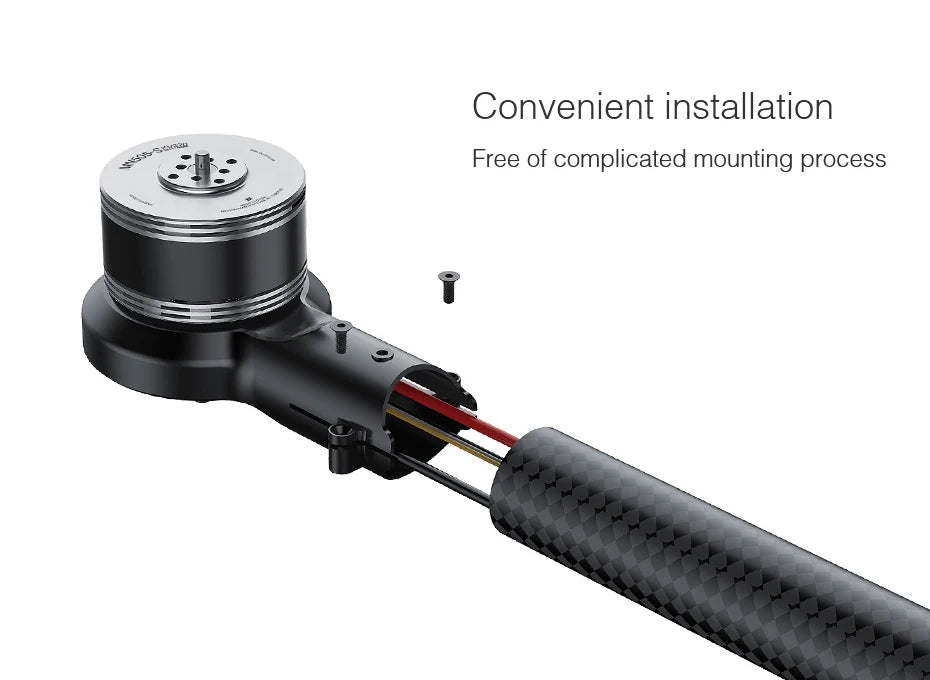 T-motor, Convenient installation Free of complicated mounting process clu