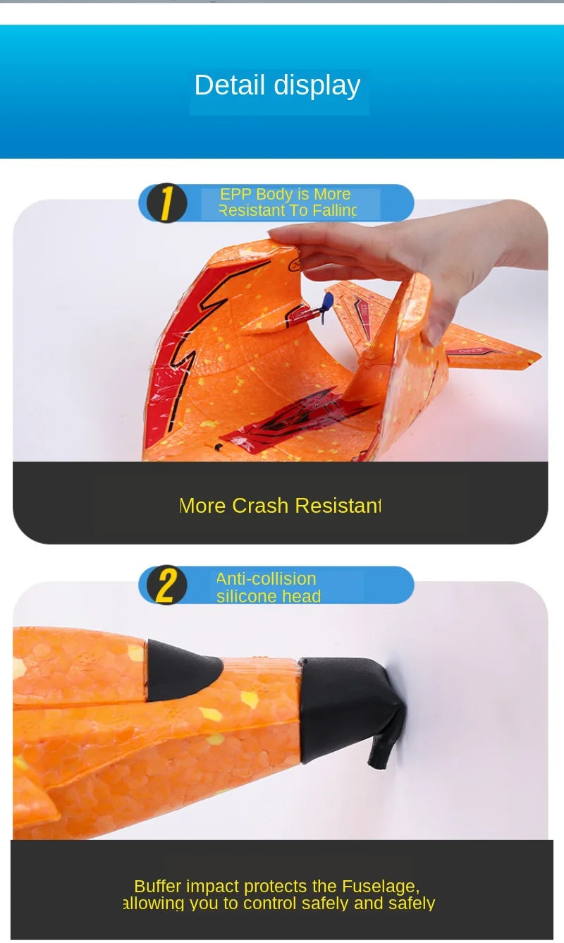 EPP Body is more resistant to fallinc More Crash Resistant 2 Anti-