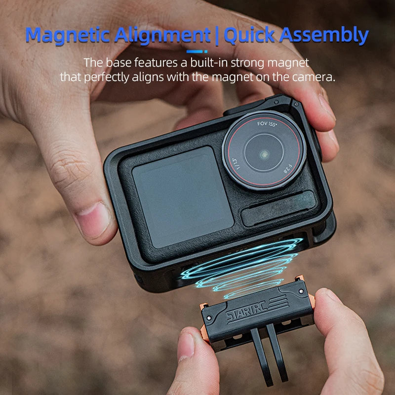 Magnetic alignment enables quick assembly with strong built-in magnets.