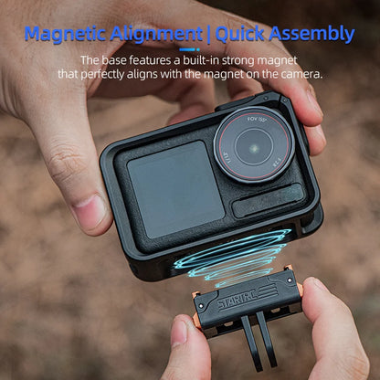 Magnetic alignment enables quick assembly with strong built-in magnets.